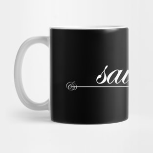 saucier sauce chef Mug